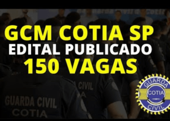 Concurso Guarda de Cotia (SP); 150 VAGAS de Nível Médio!