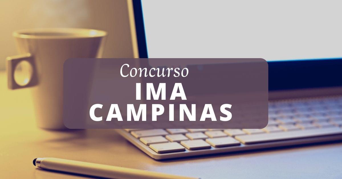 Concurso IMA Campinas: Confira detalhes do edital publicado!