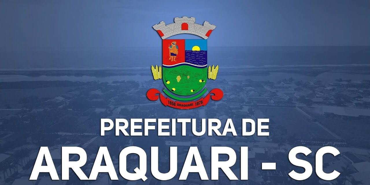 Concurso SME Araquari: Inscrições abertas até 8/2!