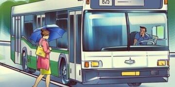 ônibus estranho