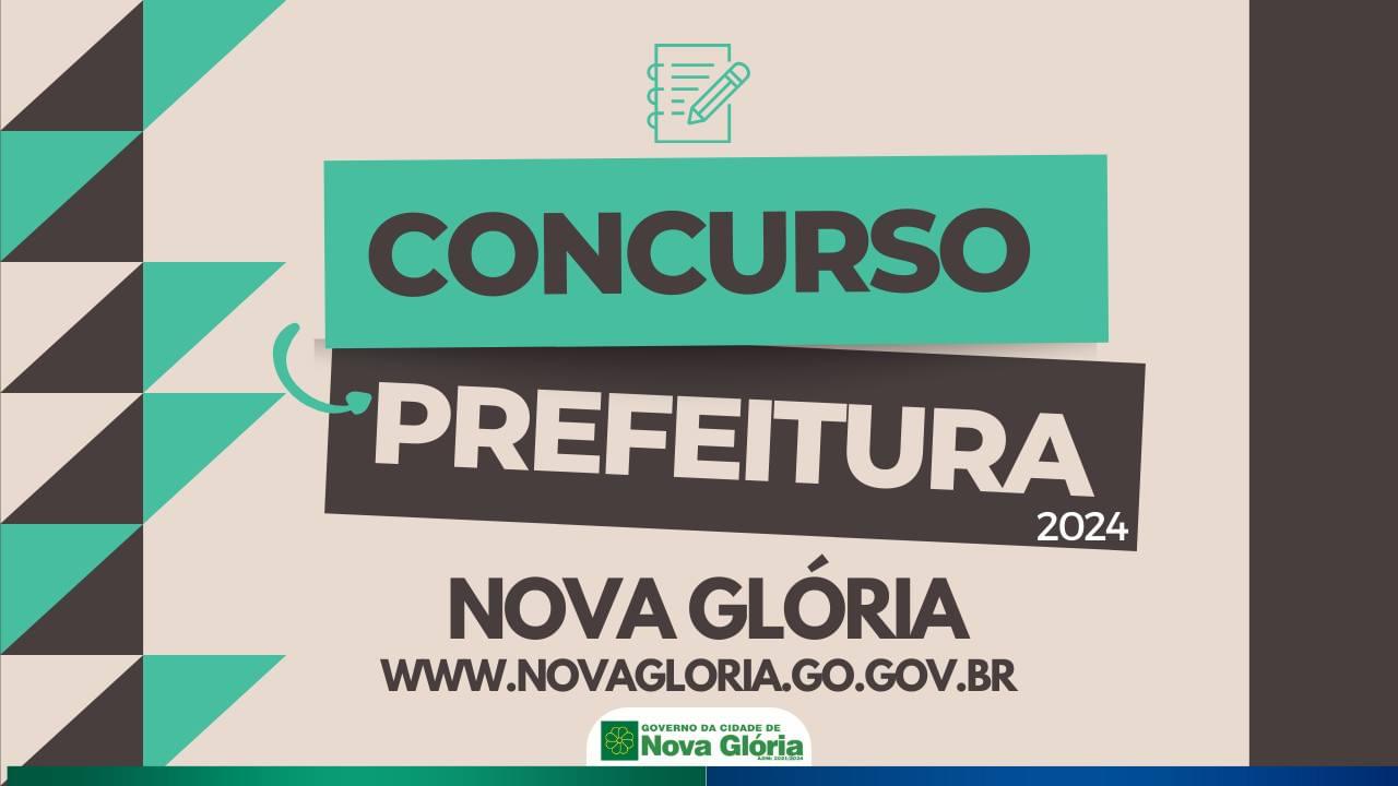 Concurso Prefeitura de Nova Glória GO: R$ 13.200,00 de salário!