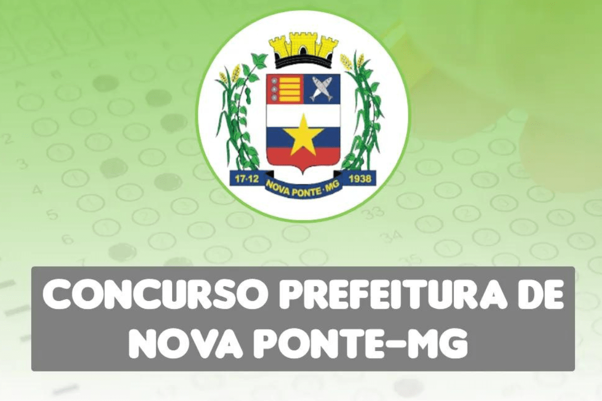 Concurso Prefeitura de Nova Ponte MG: 96 vagas ofertadas!