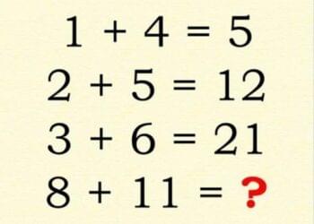 teste matemático do 8 + 11
