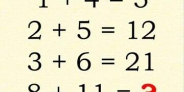 teste matemático do 8 + 11