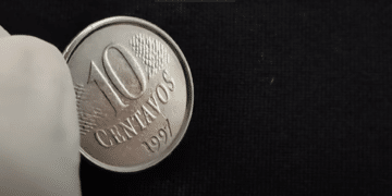 Moeda 10 centavos 1997