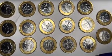 Moedas das Olimpíadas