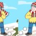 Jogo das diferenças: encontre três erros na imagem do homem na neve em menos de 10 segundos