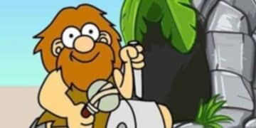 Jogo dos três erros: encontre as diferenças entre as imagens do homem da caverna em 10 segundos
