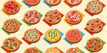 Jogo da memória: encontre a pizza sem par em menos de 10 segundos