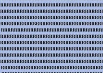 Teste de agilidade visual: encontra as letras b em menos de 10 segundos.