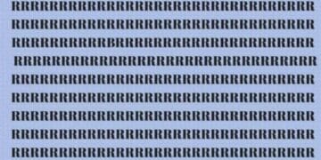 Teste de agilidade visual: encontra as letras b em menos de 10 segundos.