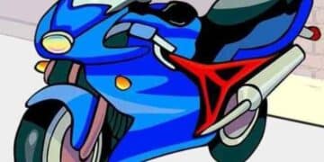 Jogo dos três erros: em conta as diferenças entre as imagens da moto em menos de 10 segundos