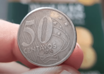 Moeda 50 centavos 2000
