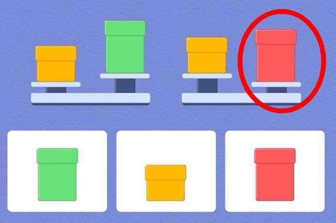 Teste de raciocínio lógico: responda em 10 segundos qual é a caixa mais pesada na imagem?