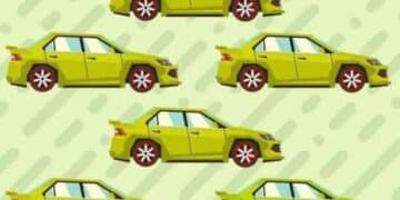 Teste de atenção: encontre o carro diferente em menos de 10 segundos