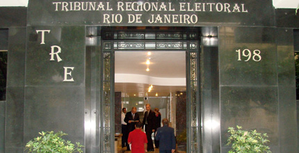 Fachada Tribunal Regional Eleitoral.