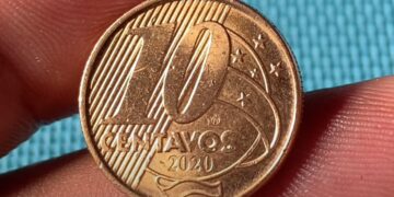 moeda 10 centavos 2020
