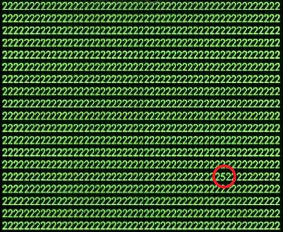 Teste de ilusão de ótica: encontre o número 5 em menos de 10 segundos