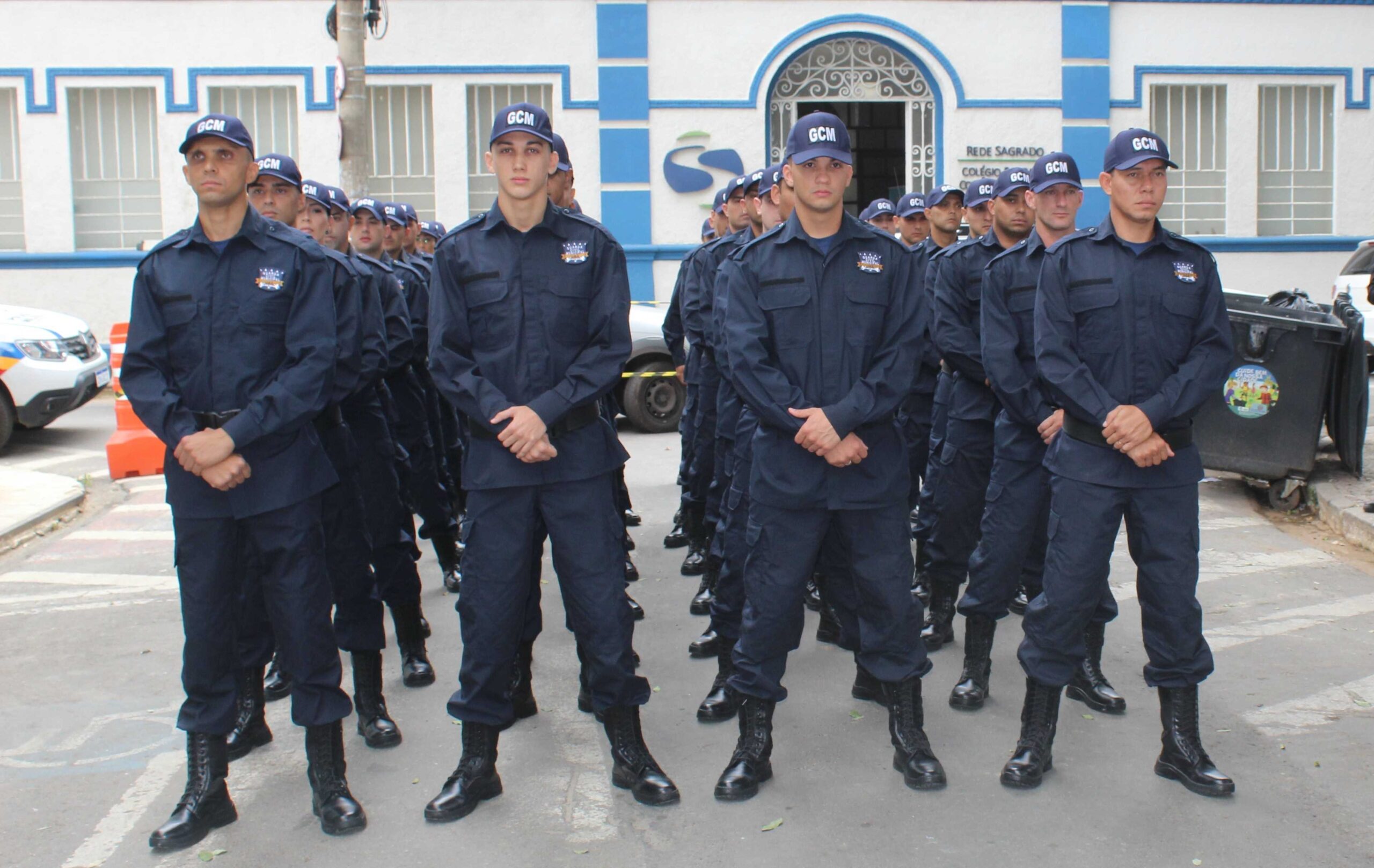 GCM em atuação.