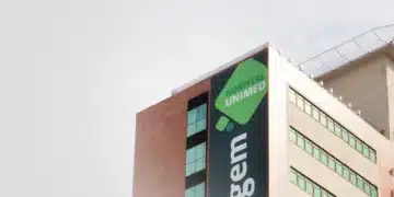 Fachada do Hospital Unimed.