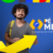 Imagem do programa Pé-de-Meia 2025 com um estudante sorrindo e segurando uma mochila, destacando a poupança do ensino médio.