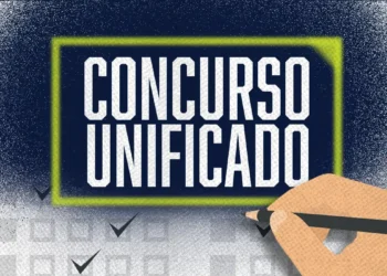 Mãos se unindo, com o texto "Concurso Unificado" destacado.
