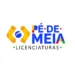 Logo do Pé-de-Meia Licenciaturas com detalhes coloridos e simbologia de bolsa de estudo.
