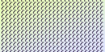 Teste de QI com várias letras l e um único c escondido entre elas.