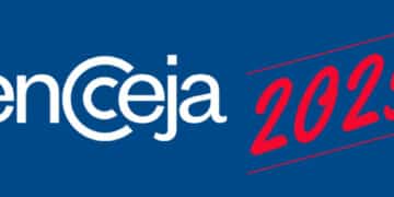 Logo do Exame Nacional para Certificação de Competências de Jovens e Adultos (Encceja) 2025.