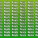 Teste visual com a palavra Resto repetida várias vezes sobre fundo verde degradê