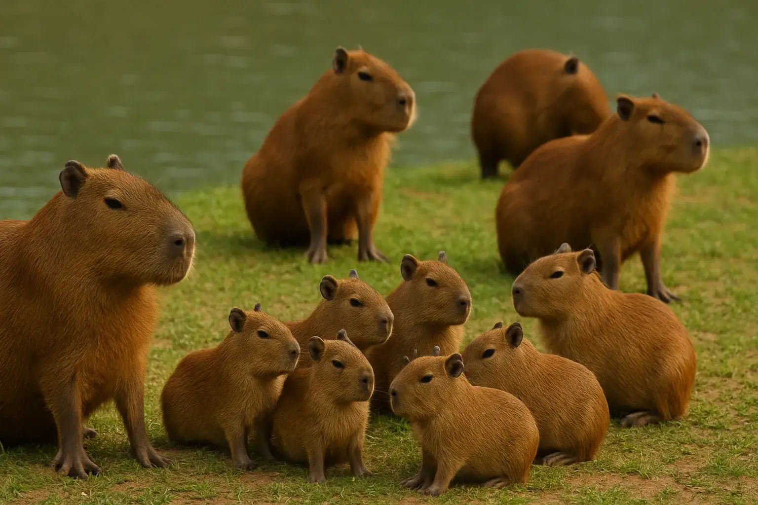 Qual é o coletivo de capivara? A resposta vai te surpreender