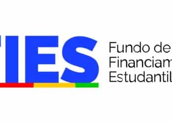 Logo do FIES (Fundo de Financiamento Estudantil) em cores vibrantes.
