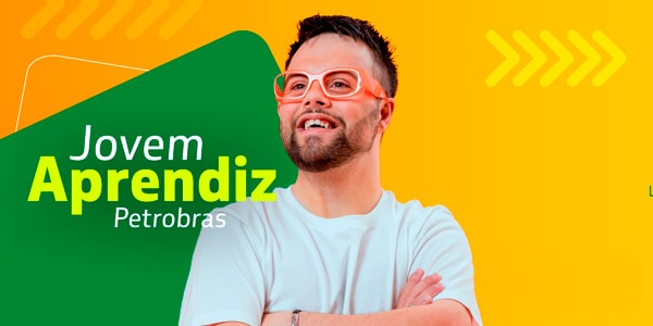 Jovem aprendiz com síndrome de Down, representando inclusão no programa Jovem Aprendiz Petrobras 2025.