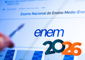 Tela com a página oficial do Enem e destaque para o ano 2026.