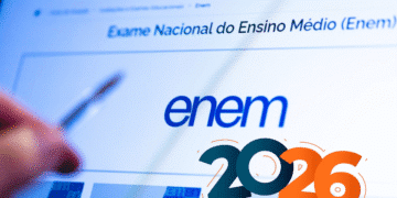 Tela com a página oficial do Enem e destaque para o ano 2026.