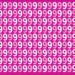 Teste visual com um fundo colorido rosa com números 9 repetidos em tons variados de rosa e branco