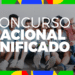 Grupo de jovens candidatos sentados sorrindo, ilustrando matéria sobre o Concurso Nacional Unificado.
