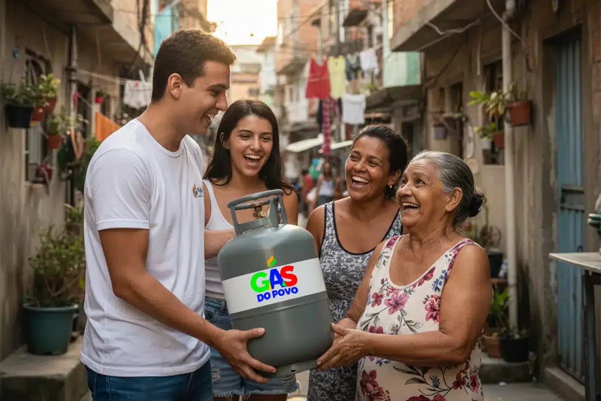 Gás do Povo 2026 amplia o benefício e alcança novas famílias. Entrega do botijão do programa Gás do Povo a famílias beneficiadas na nova etapa de 2026.