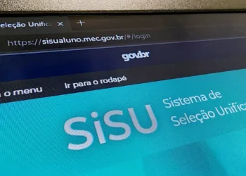 Tela do site oficial do SiSU, Sistema de Seleção Unificada do MEC, com endereço sisualuno.mec.gov.br visível no navegador