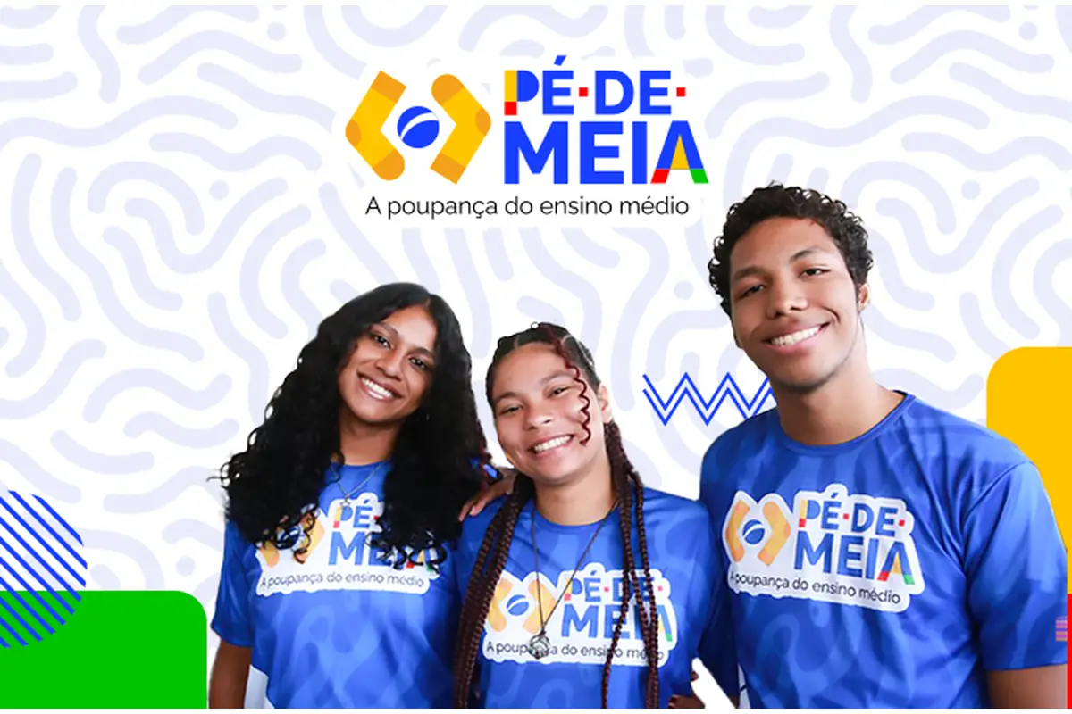 Calendário de pagamentos do Pé-de-Meia em dezembro de 2025. Estudantes do ensino médio representando o calendário de pagamentos do programa Pé-de-Meia em dezembro de 2025.