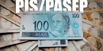 Notas de R$ 100,00 com destaque para o tema do abono salarial PIS/PASEP para 2026.
