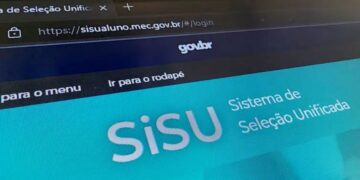 Página do Sistema de Seleção Unificada (Sisu) 2026 com o logo do portal de inscrição na tela.