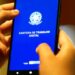 Aplicativo da Carteira de Trabalho Digital no celular para consultar PIS Pasep 2026 e verificar saldo do abono salarial